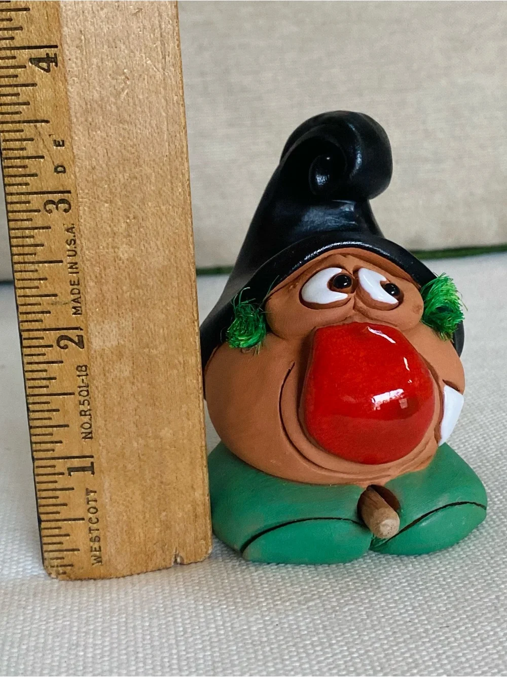 Witch of Happiness Ceramic Folk Art Figurine Handcrafted Mondoñedo Galicia